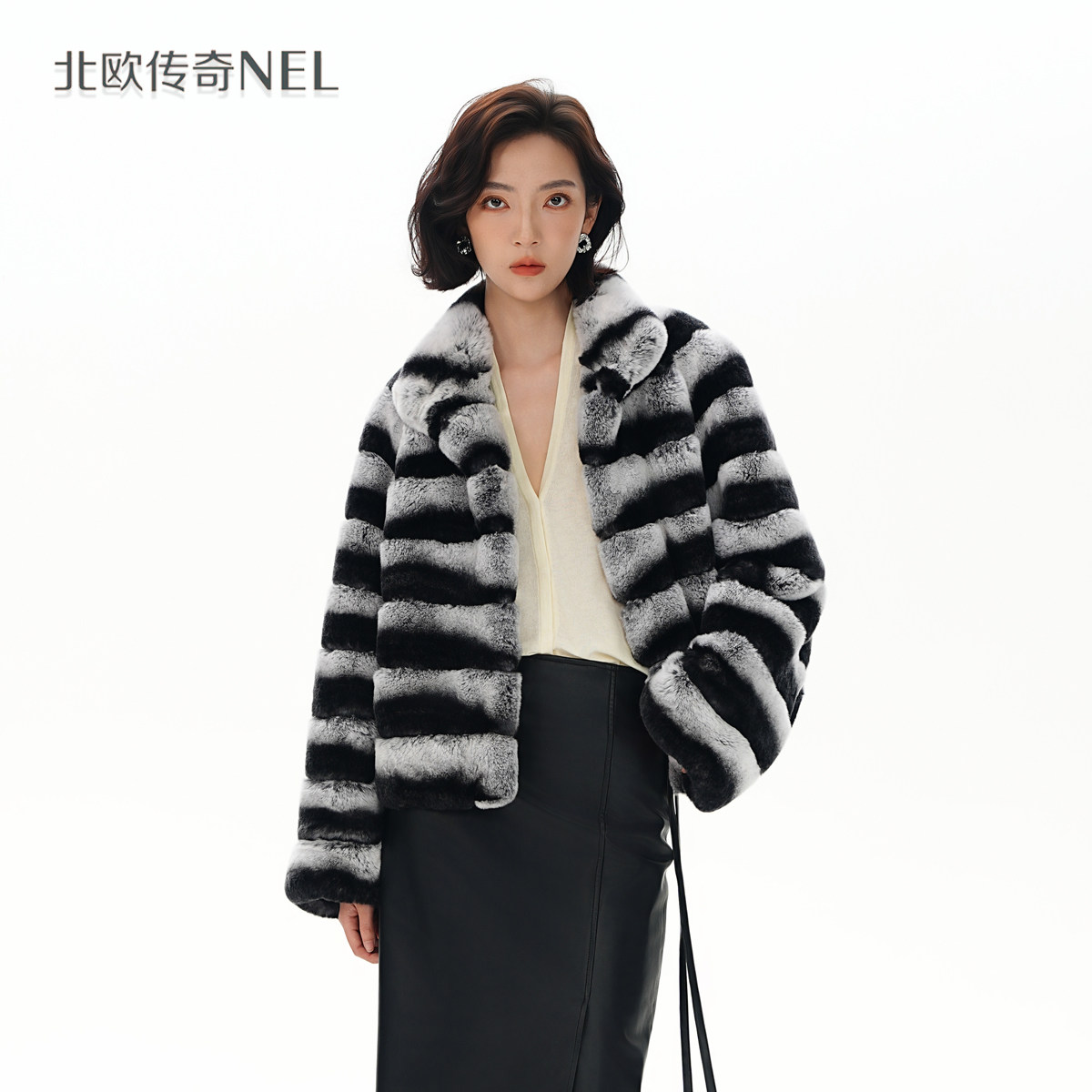 北欧传奇 香槟玫瑰 獭兔毛皮草2025秋冬季新款龙猫色立领外套女,女装/女士精品,皮草,淘宝优惠券,粉丝福利购,淘宝优惠卷