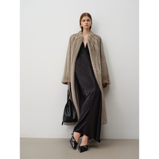 外套女显瘦抽刀皮草 进口水貂小母貂整貂长款 北欧传奇 匠心本色