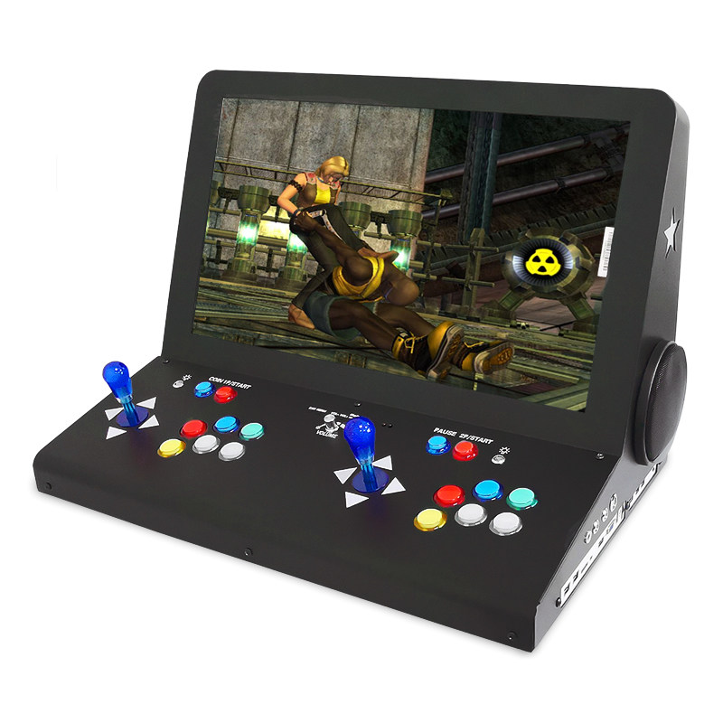 极速游戏机摇h杆大型双人街机家用小台式迷你复古一体机格斗机月