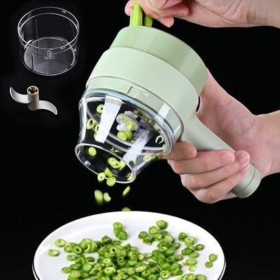 极速USB Rechargeable Vegetables Mincer ElNectric Vegetable