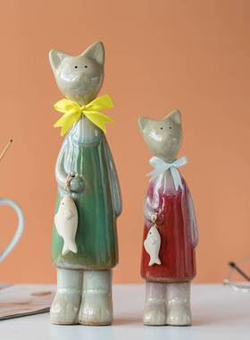 极速花园猫头鹰家居装饰品创y意可爱室内客厅儿童房个性酒柜摆设