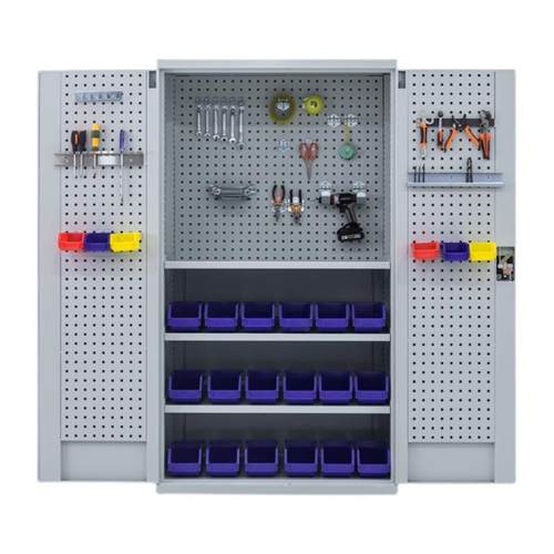 极速加厚工业铁h皮双门五金重型工具柜车间抽屉多功能工厂汽修物