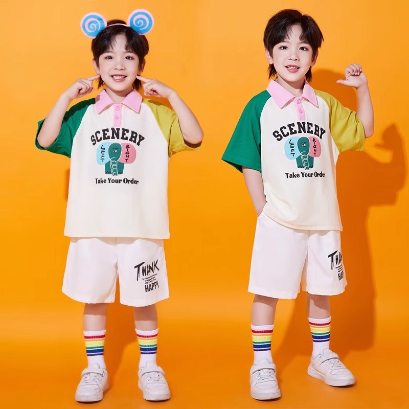 新品幼儿园园服六一少儿演出服男女孩啦啦队服装大合唱Y舞蹈表演