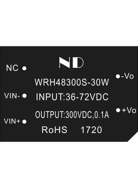 极速直流高压电源模块DCp36-72V升DC300V30W 超声分析仪器电容充