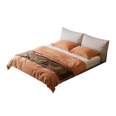 极速artcolor/n2022新款床感应灯带布艺双靠包钢架子悬浮床零甲醛