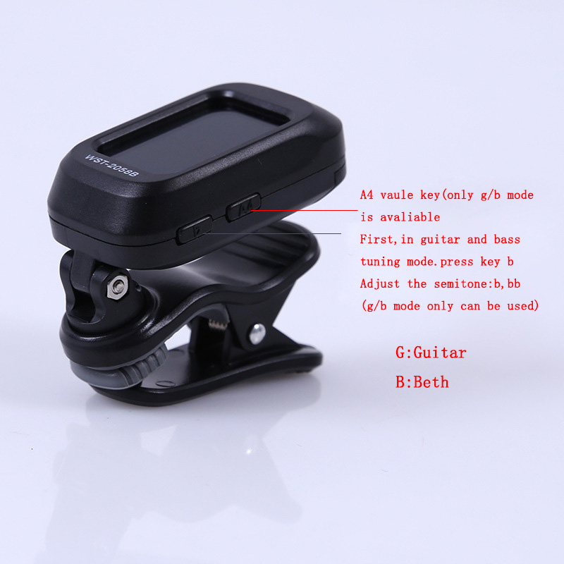速发Folk Acoustic Guitar Tuner Violin Ukulele Bass Electroni