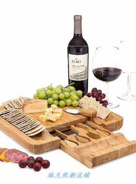 极速BamBoo CheeSe Board Set BamBooE CheeSe Cutting Board Squ
