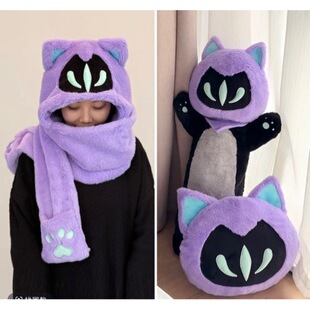 无畏契约幽影猫猫瓦罗兰特挂件OMEN玩偶同人周边礼物毛绒可爱礼物