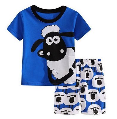 速发A%A-694 Kids Boys Pajamas Toddler Sleepwear Clothes Sets