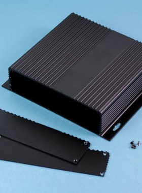 新190*46铝型材外壳控制布线z设备机箱冷却屏蔽盒电源Pcb铝合金外