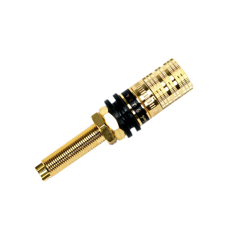 新838L加长纯铜镀金音响功放接线柱音箱香蕉头插座喇Z叭接线端子,影音电器,接线柱,淘宝优惠券,粉丝福利购,淘宝优惠卷