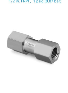 Swagelok世伟洛克(SS-8C4-1)提升阀芯单向阀固定压R力1/2 inFNPT