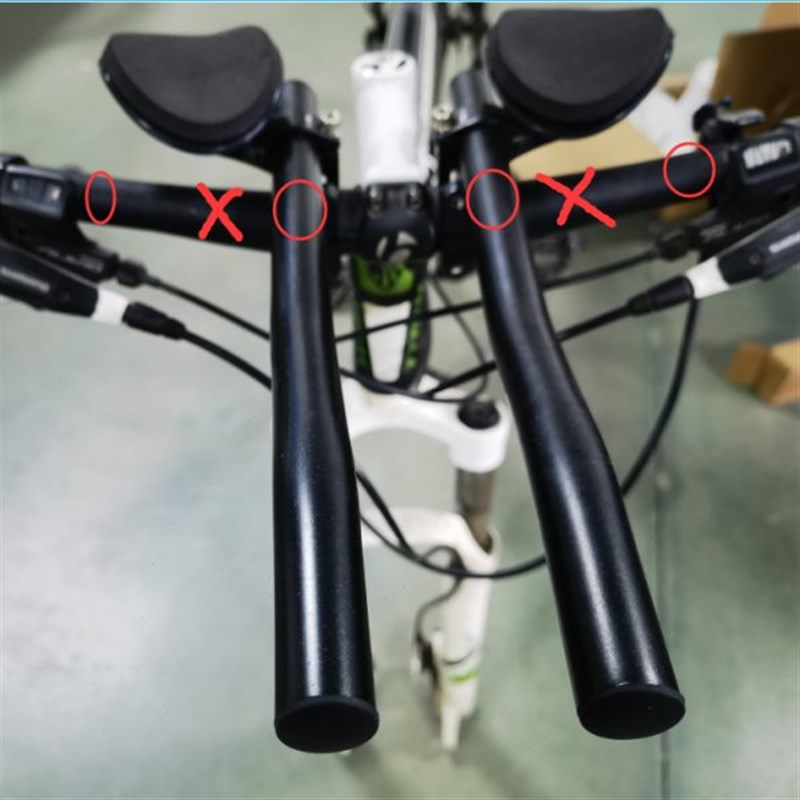 自行车山地车分体分离式休息把TT把公路N车单车配件铁三把工具