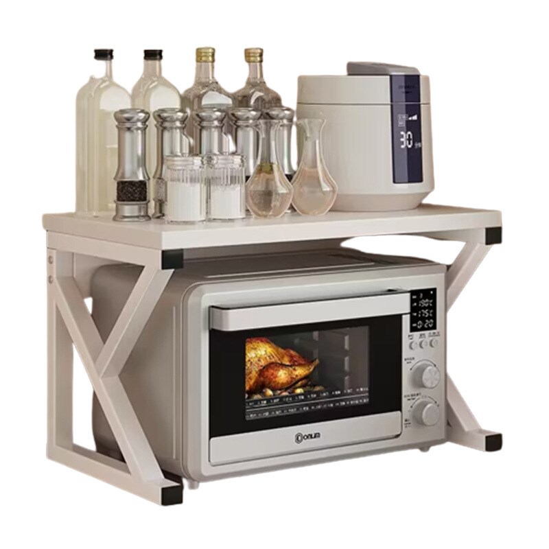 厨房微波炉置物架多m功能家用台面储物架双层烤箱支架分层收纳架