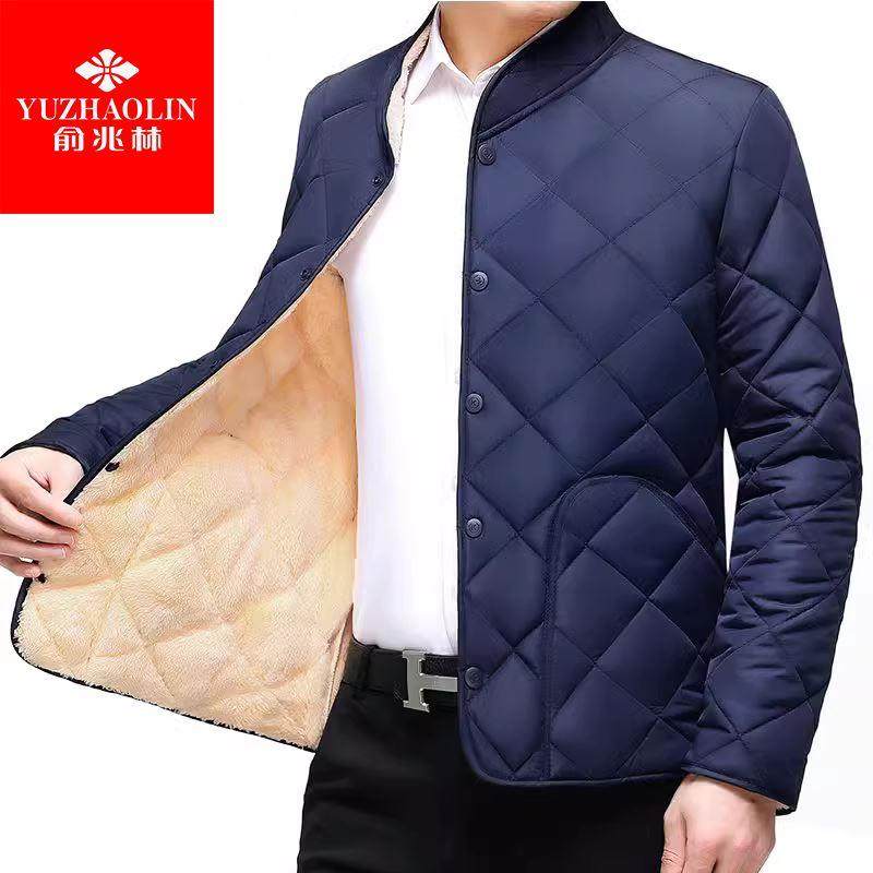 俞兆林男士棉袄加绒加厚保暖内衣中老年棉服内穿棉袄男爸爸装冬季