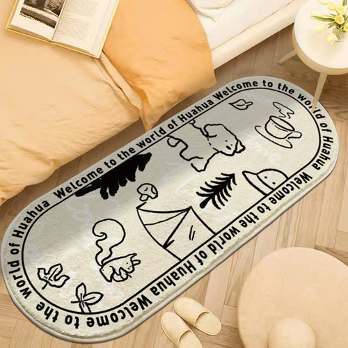 s Plush  bedroom rug bedside blanket floor mat