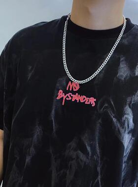 新款韩版嘻哈复古港风潮酷男女链条项链个性时尚百搭街头坦克链