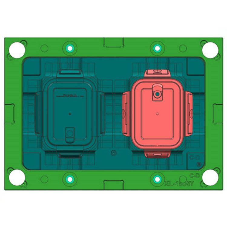 3d打印塑料注塑塑胶 手板模型样品中心顶针模具制造米思米热流道