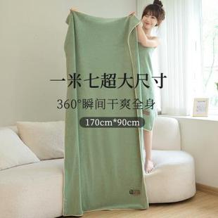 比纯棉全棉吸水家用吸水情侣男女款 高端浴巾2024新款 大人夏大裹巾
