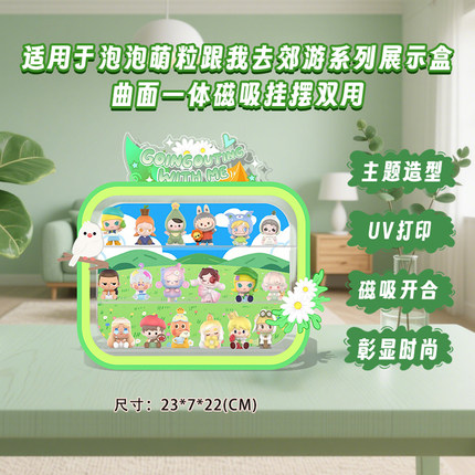 盒沐箱储用于泡泡玛特萌粒收纳盒祝这一刻咖啡工厂亚克力展示盒