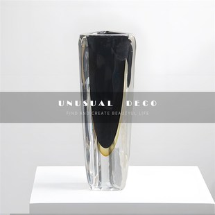 UNUSUAL 饰品 DECO简约样板间玄关摆件餐厅M桌面渲染琉璃花器软装