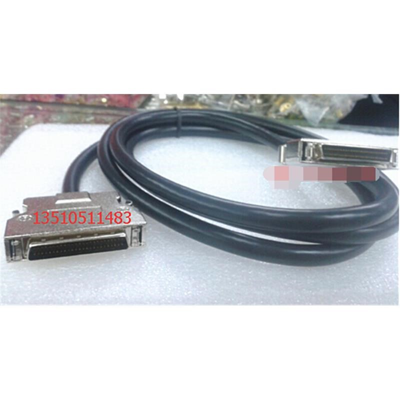SCSI50P公对公HPDB5s0P公头带铁壳弹片式 优质50针对50针扫描仪线