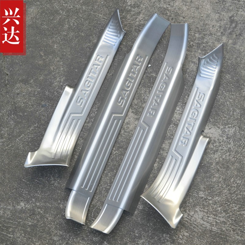 适用于2012-18款一汽大众速腾不锈钢迎F宾踏板 Sagitar内置门槛条