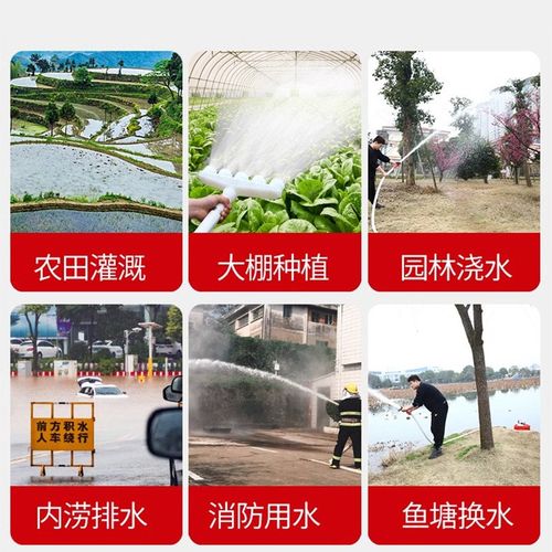 新款船式汽油抽水机四冲程自吸菜园浇菜水泵N农用大功率船仔喷灌