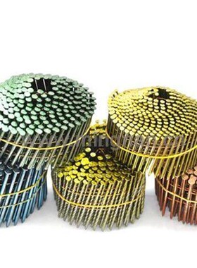 气动螺纹卷钉木p托盘z钉 卷钉枪圆钉木托盘钉子