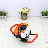 打桩机小型组合打孔机机地52cc63cHc地机挖坑钻钻打洞机农用出口