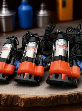 潜污潜水220v潜沉供wsq小形小吸不锈钢变频小型抽排污水泵 滇