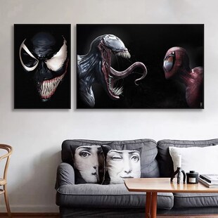 毒液Venom装 饰画DC动漫电影私人F影院电竞酒店挂画网吧游戏厅壁画