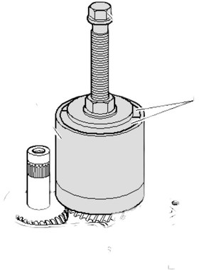-6880大众奥迪VAG变速箱v齿轮拆卸工具6速02S变速箱T10309A