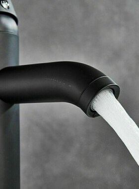 1pc Bathroom Basin Mixer Sink Tap Modern MaNtte Black Stainl