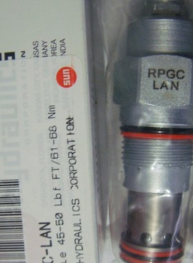 美国SUN RPGCLANPqilot-operated,平衡滑阀溢流阀工程机械液压配