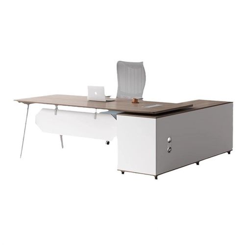 板桌简约现老椅代总裁桌单人办公室A具大lbz001班桌家子经理办公