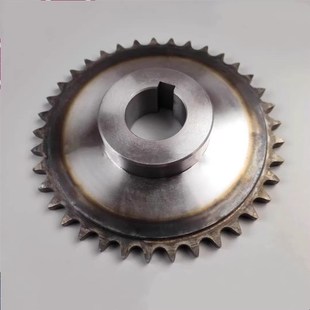 三菱电扶梯齿轮双单排3r7齿齿轮带键槽人行道涨紧齿轮步道齿盘轮