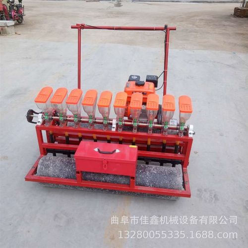 汽油手推式精播机 油菜s香菜精播机厂家 小颗粒蔬菜类播种机