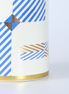 陶瓷储物罐现代简约陶瓷摆件家居装F饰品软装装饰罐工艺品摆饰