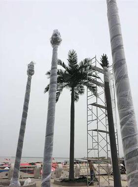 巨美工程造景假树仿真椰子树室内外假椰树年不断杆年不掉色