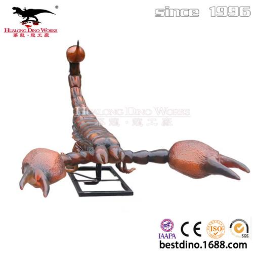 仿真电动蝎子动植物园仿真昆虫模型制作厂家可动可叫