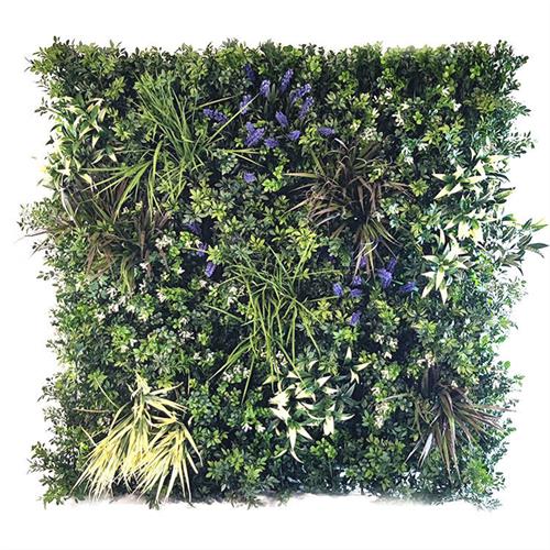 定制仿真阻燃植物墙防火背景墙户外绿植墙装饰塑料草皮墙面装饰