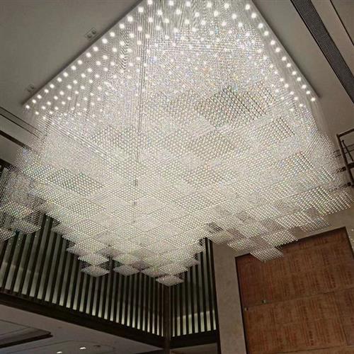 定制工程灯具厂家承接非标装饰顶灯KTV酒店大堂会议室大型水晶灯
