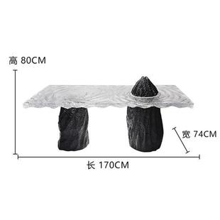 饰品家居客厅雕塑软装 酒店大厅桌面招财艺术品摆件透明装 工艺配饰