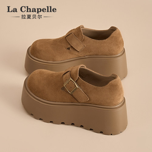 拉夏贝尔厚底勃肯鞋女2025新款