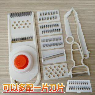土豆丝刀削皮器多功能 家用包察菜檫子刮跑的细差工具插板饭店