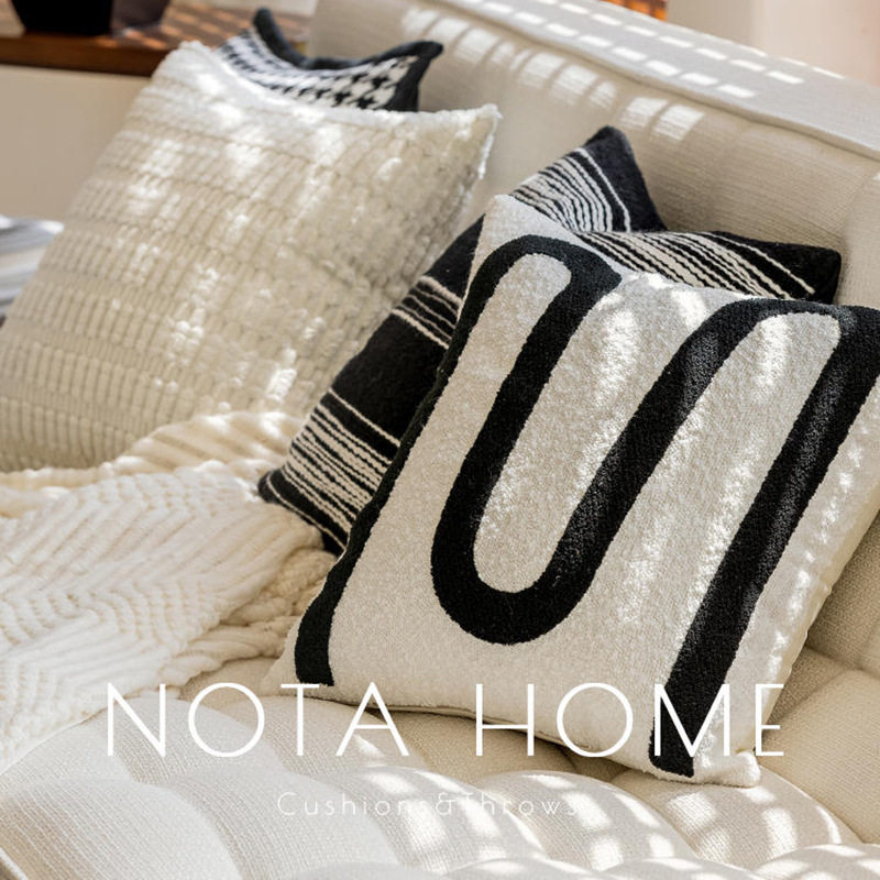 2025新款北欧棉麻抱枕高级靠垫现代简约客厅沙发布艺靠枕套