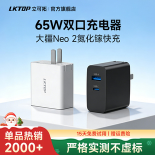 Flip Mini3 Mini4pro充电头Action LKTOP适用大疆Neo Pocket3 Mini5pro Nano相机快充头 2充电器65W无人机