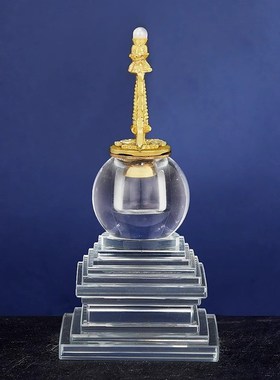 水晶塔菩提塔家用装藏佛塔可打开装物H件菩提塔舍利宝塔噶当塔摆