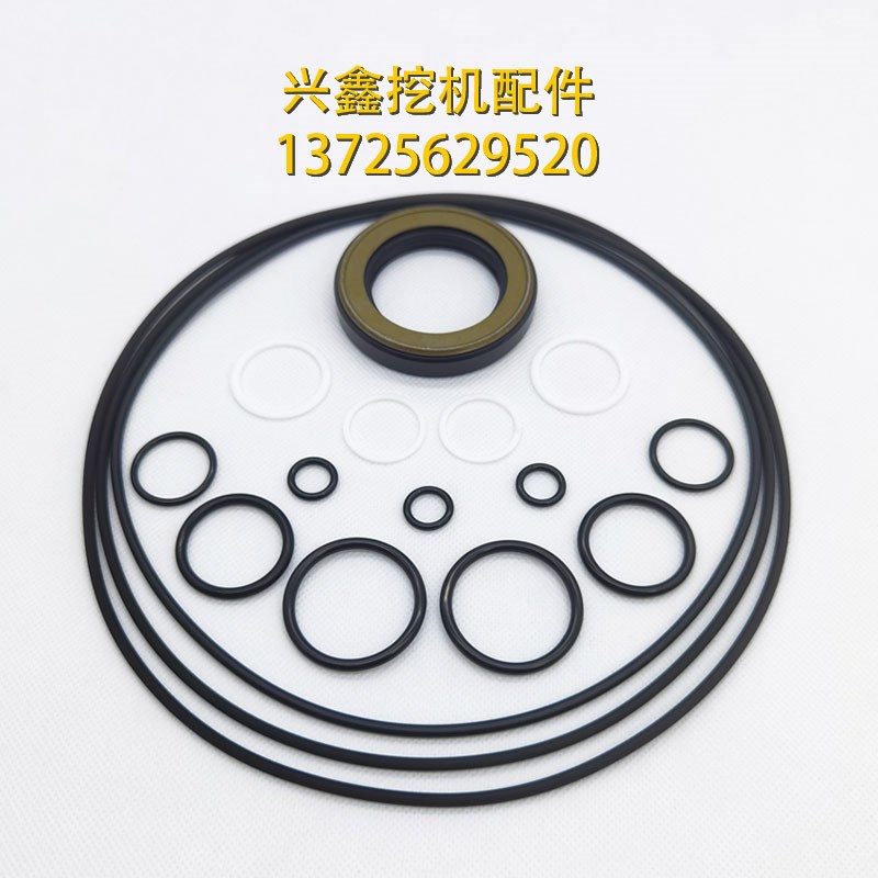 挖掘机厦工XG833E 836 843 C848回转马达旋转马达旋转泵油封修理